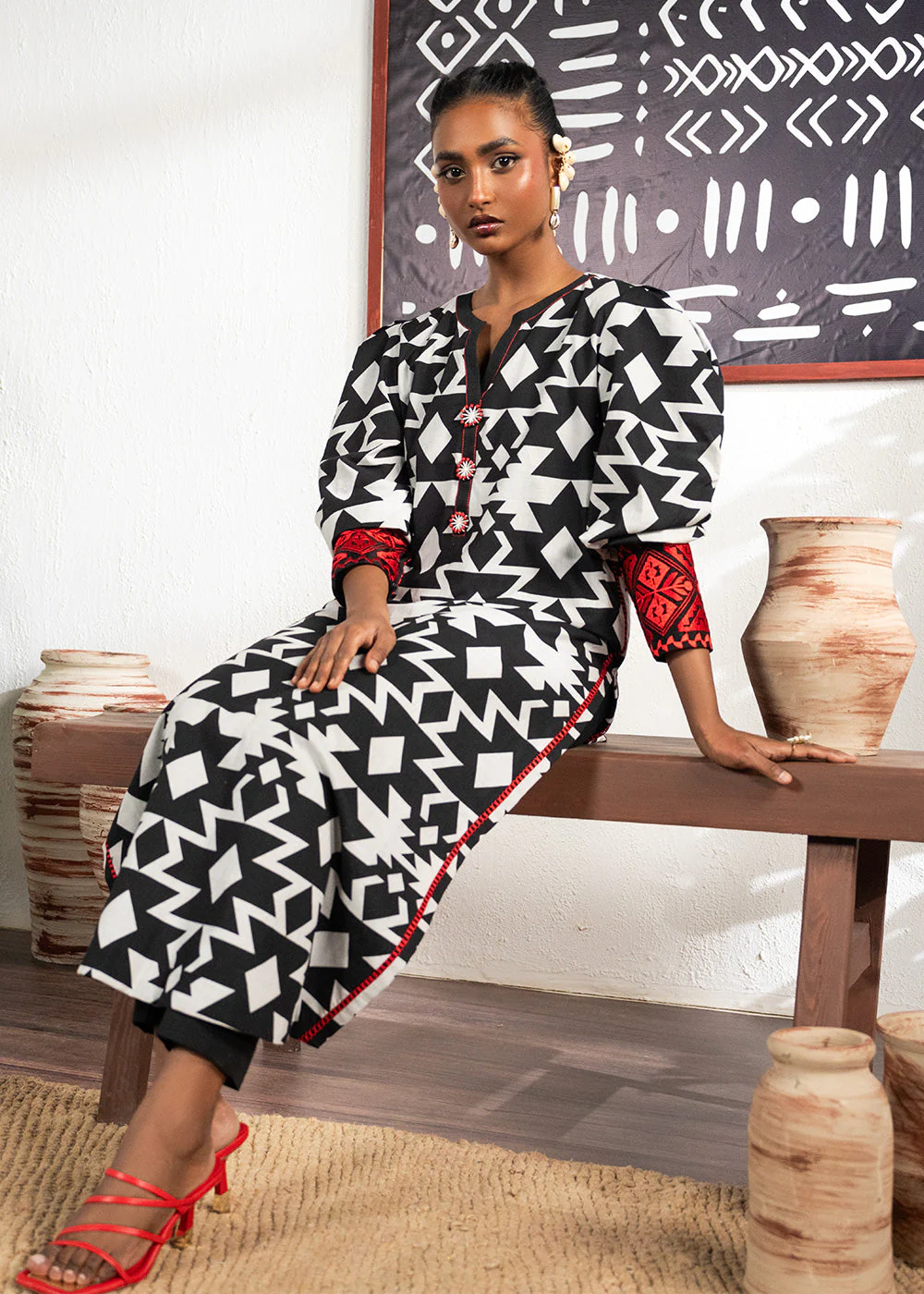 Alkaram Spring summer collection FN-02-24-Black - Image 4