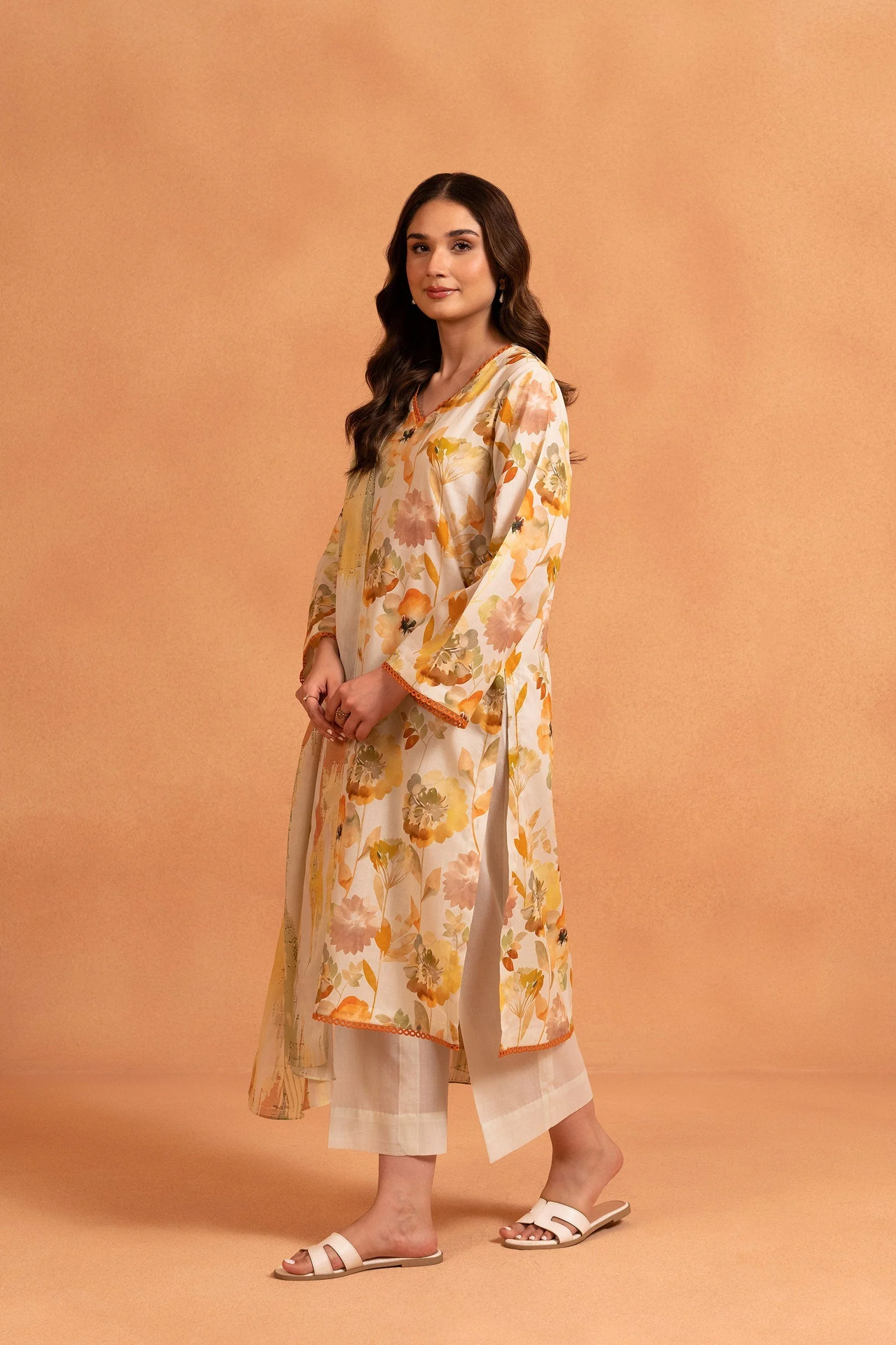 Printed Lawn Unstitched Suit (2 PC) - Image 4
